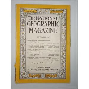 Vintage National Geographic Magazine September 1947